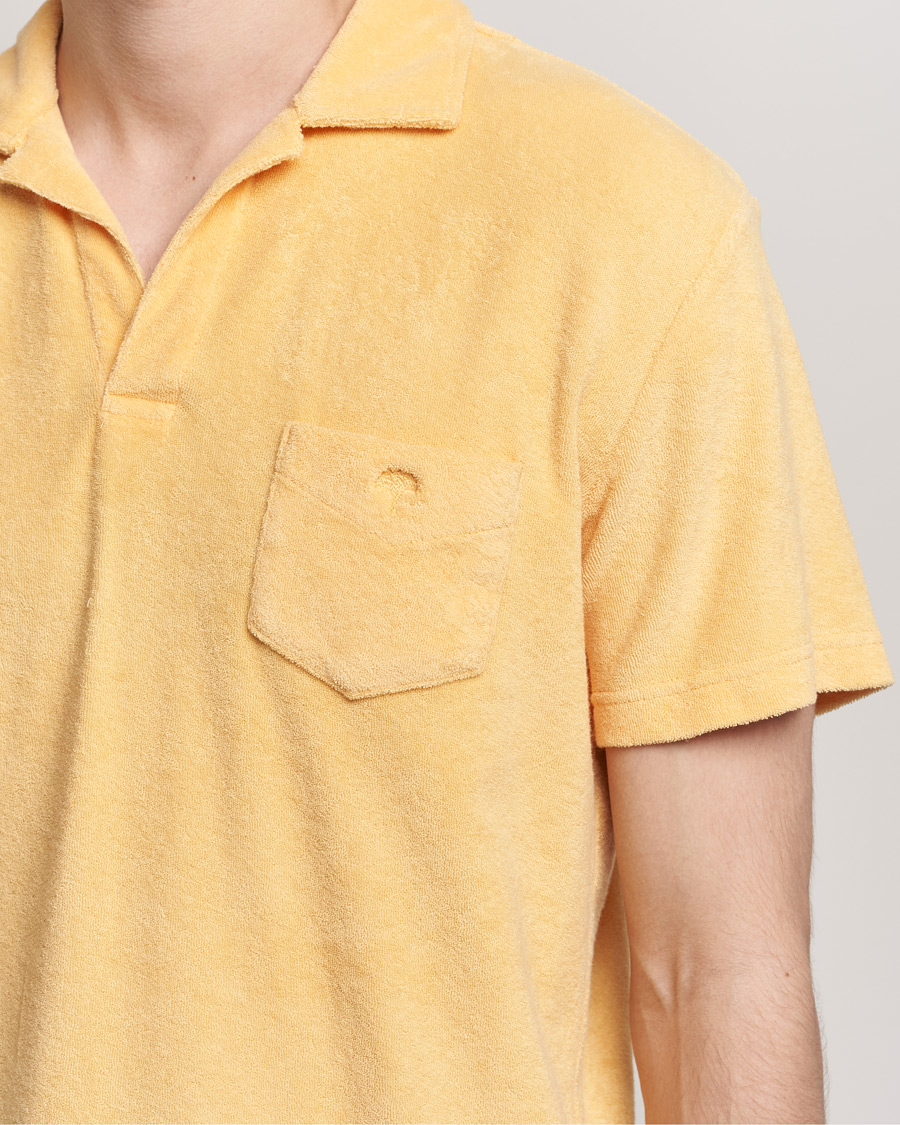 Herr | Pikéer | OAS | Short Sleeve Terry Polo Peach