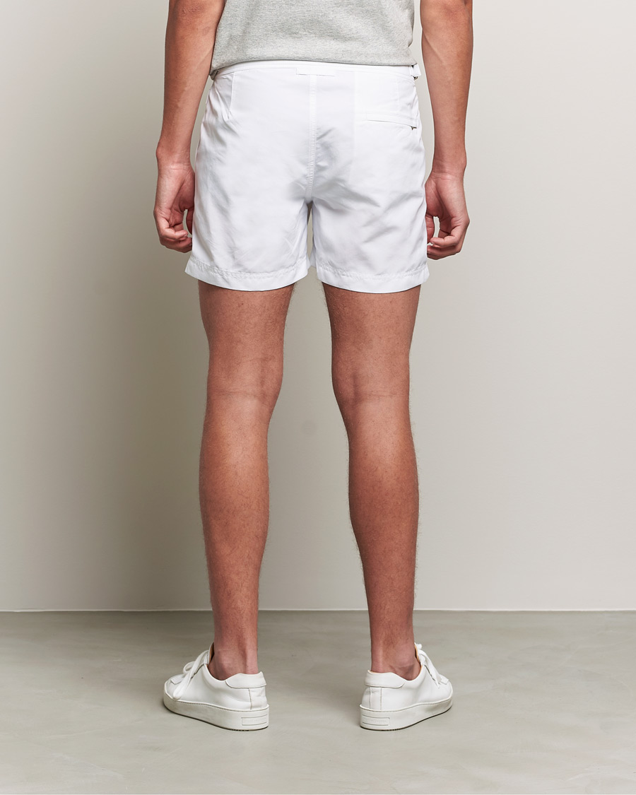 Herr | Badbyxor | Orlebar Brown | Setter Short Length Swim Shorts White