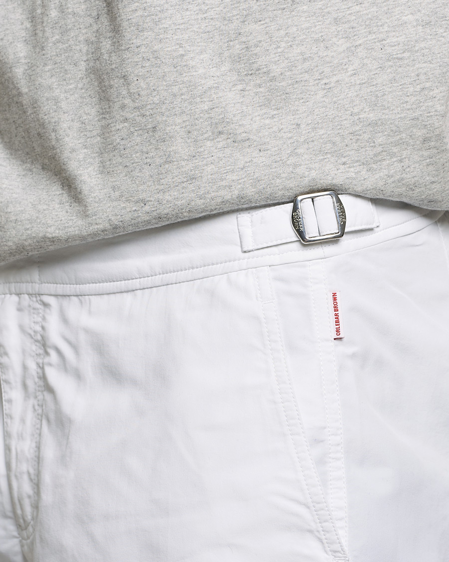 Herr | Badbyxor | Orlebar Brown | Setter Short Length Swim Shorts White