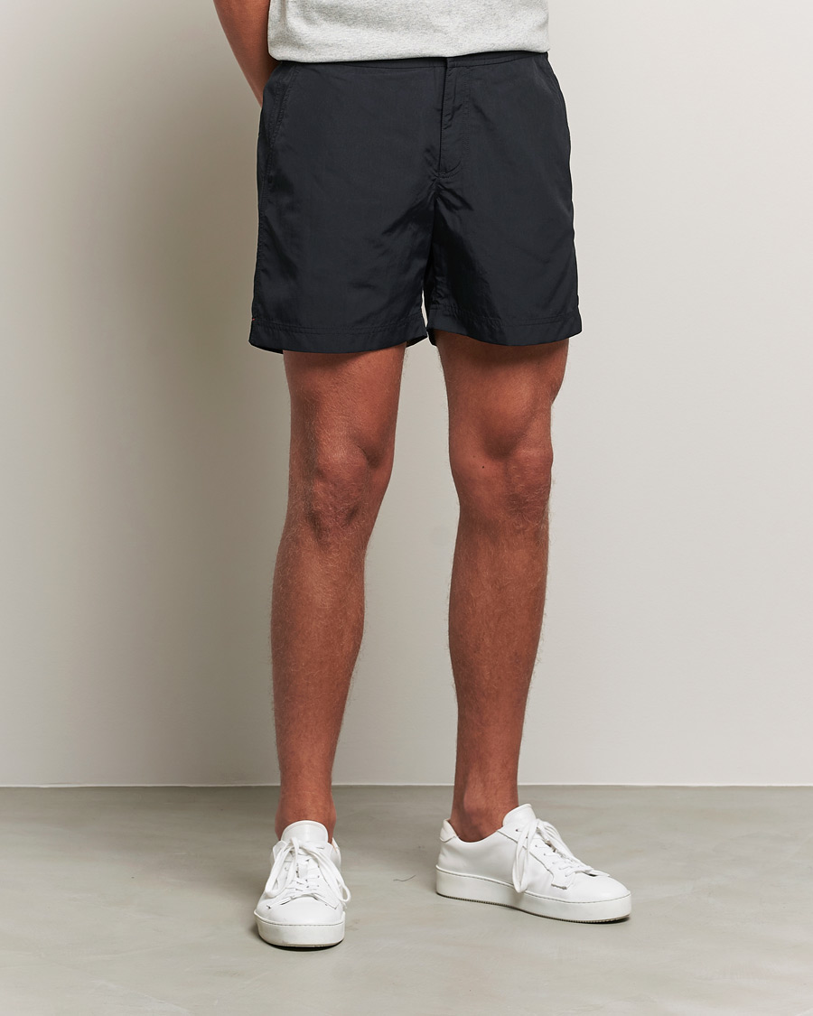 Herr | Best of British | Orlebar Brown | Bulldog Medium Length Swim Shorts Black