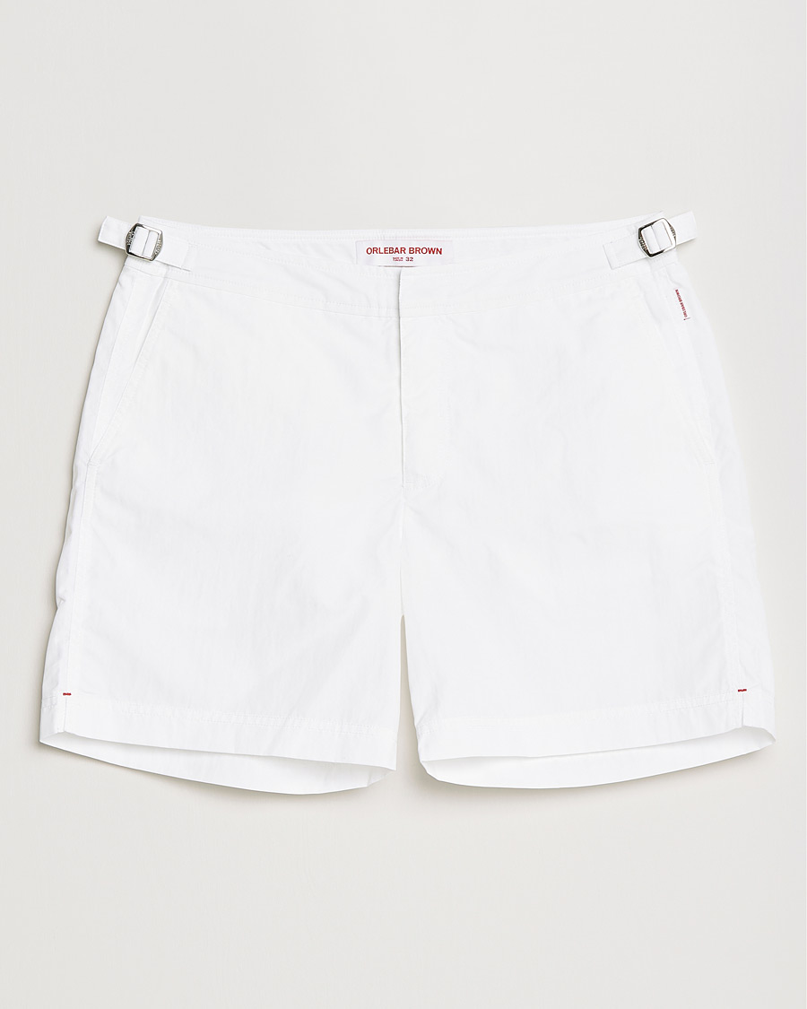 Herr | Badbyxor | Orlebar Brown | Bulldog II Medium Length Swim Shorts White