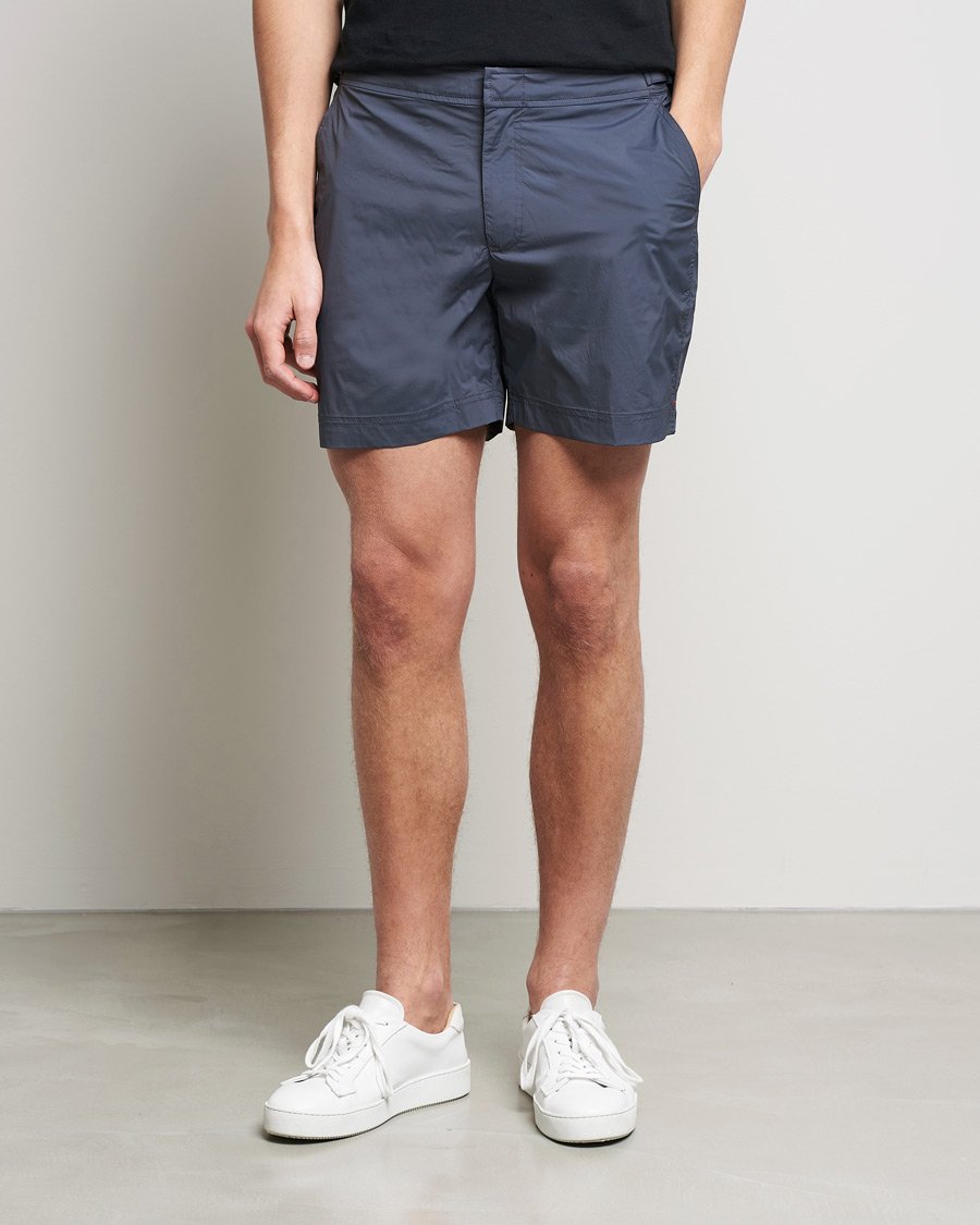 Herr | Kläder | Orlebar Brown | Bulldog Sport Swim Shorts Ebony