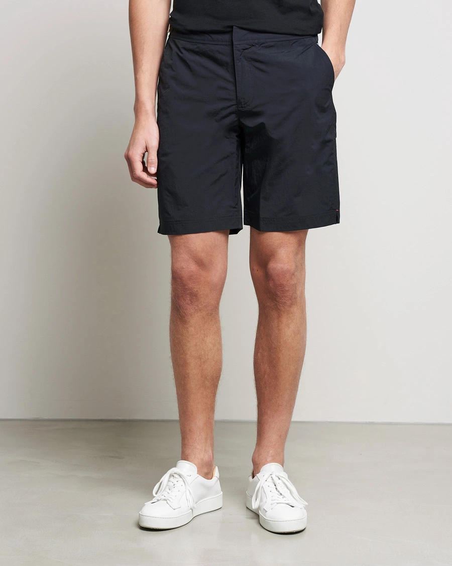 Herr | Badbyxor | Orlebar Brown | Dane III Long Leg Swim Shorts Black