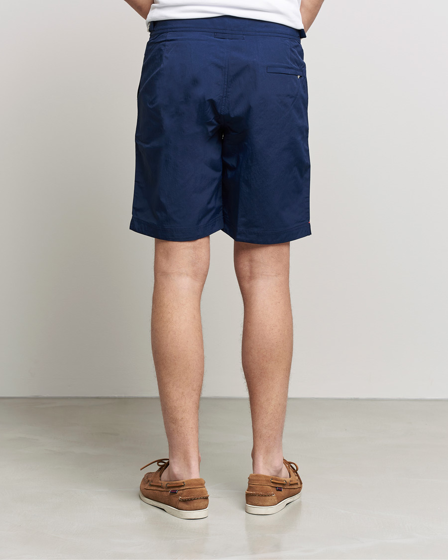 Herr | Badbyxor | Orlebar Brown | Dane III Long Leg Swim Shorts Navy