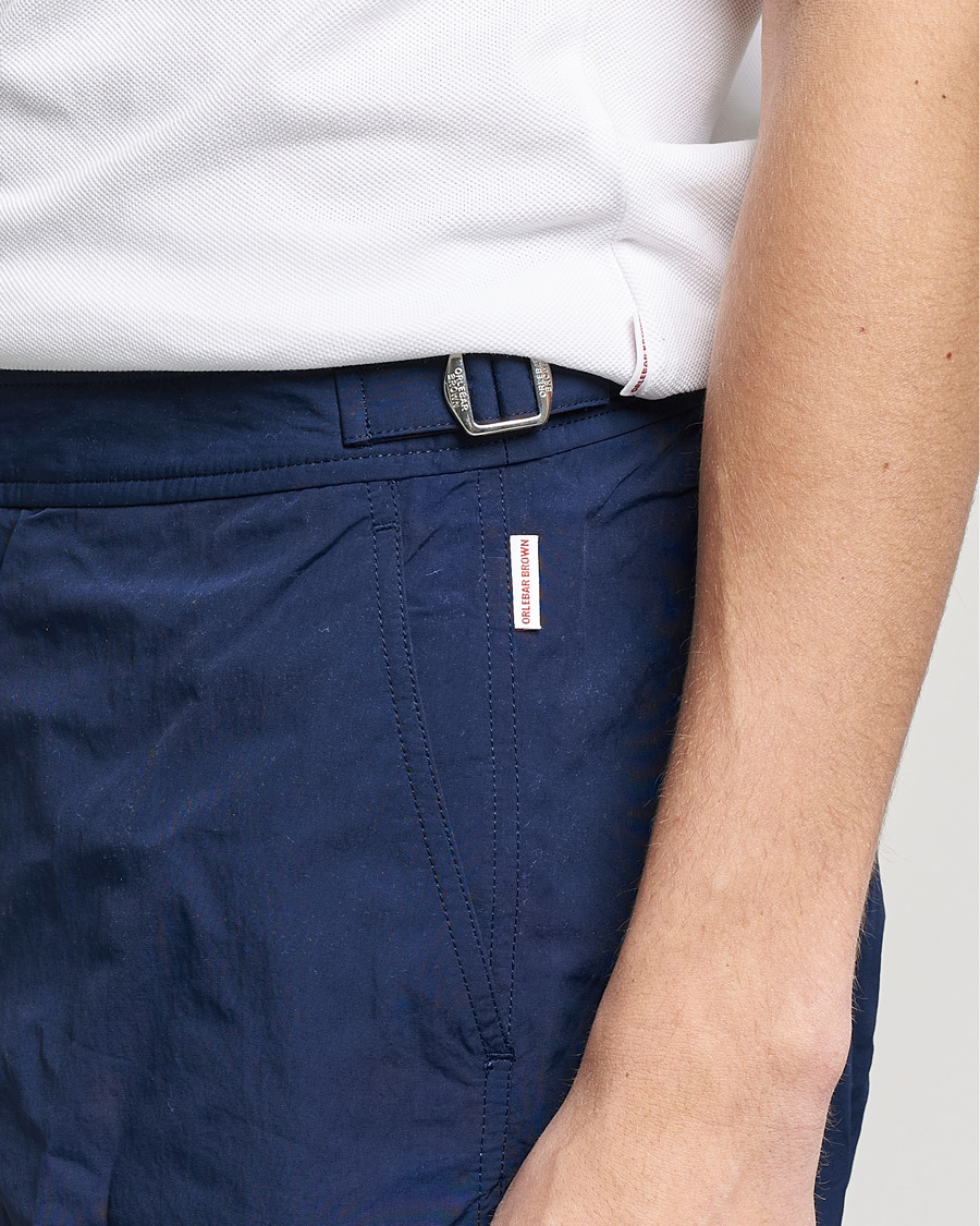 Herr | Badbyxor | Orlebar Brown | Dane III Long Leg Swim Shorts Navy