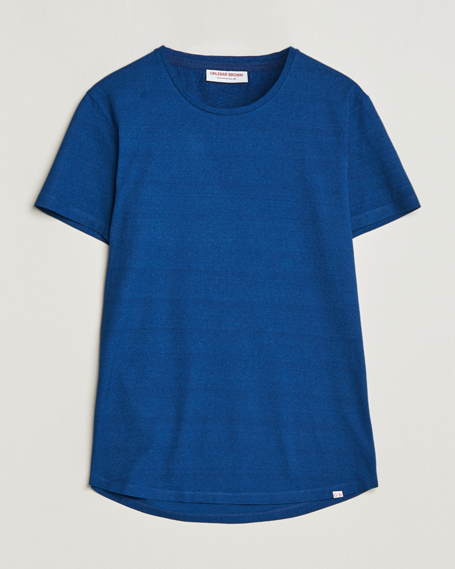Herr | T-Shirts | Orlebar Brown | OB Crew Neck Tee Denim Pigment