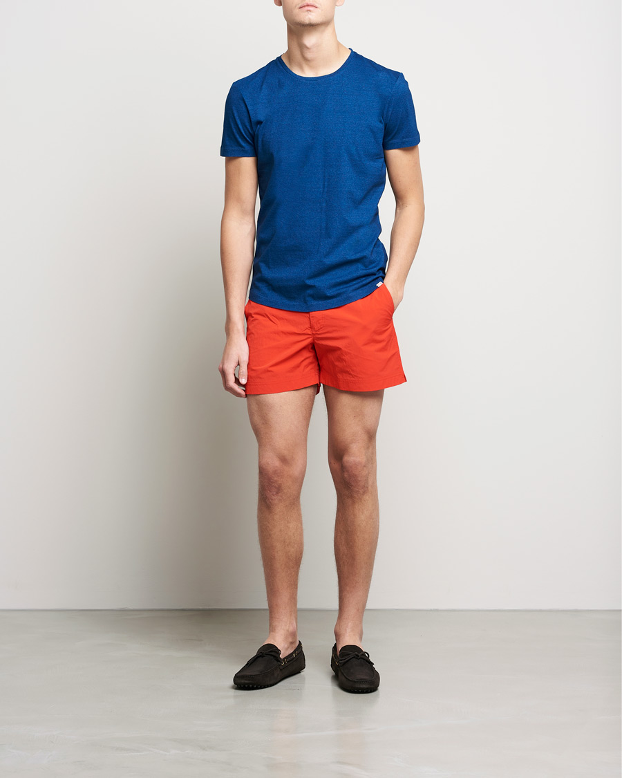 Herr | T-Shirts | Orlebar Brown | OB Crew Neck Tee Denim Pigment