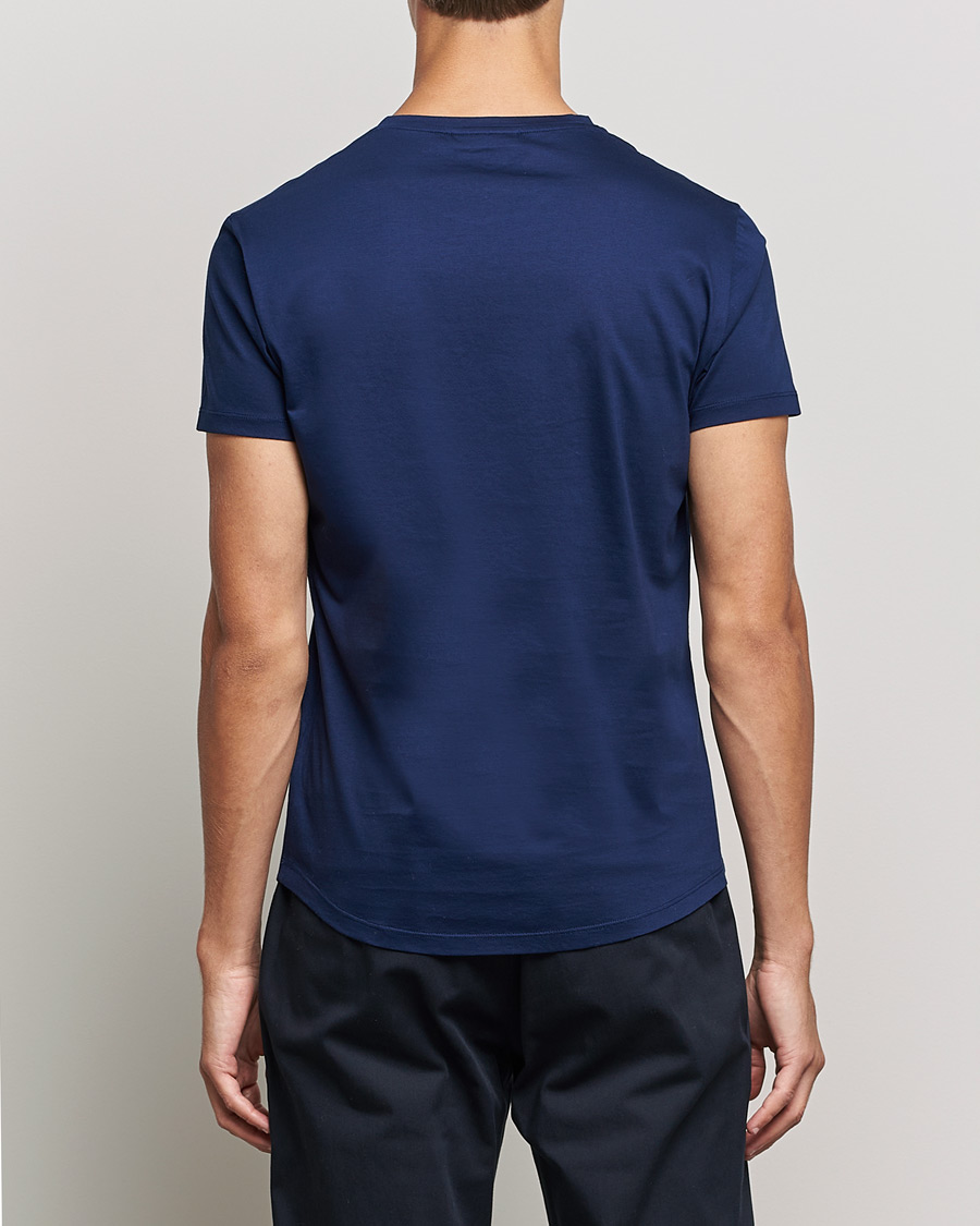 Herr | T-Shirts | Orlebar Brown | OB Crew Neck Mercerised Cotton Tee Navy