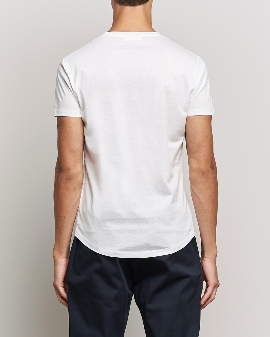Herr | T-Shirts | Orlebar Brown | OB Crew Neck Mercerised Cotton Tee White
