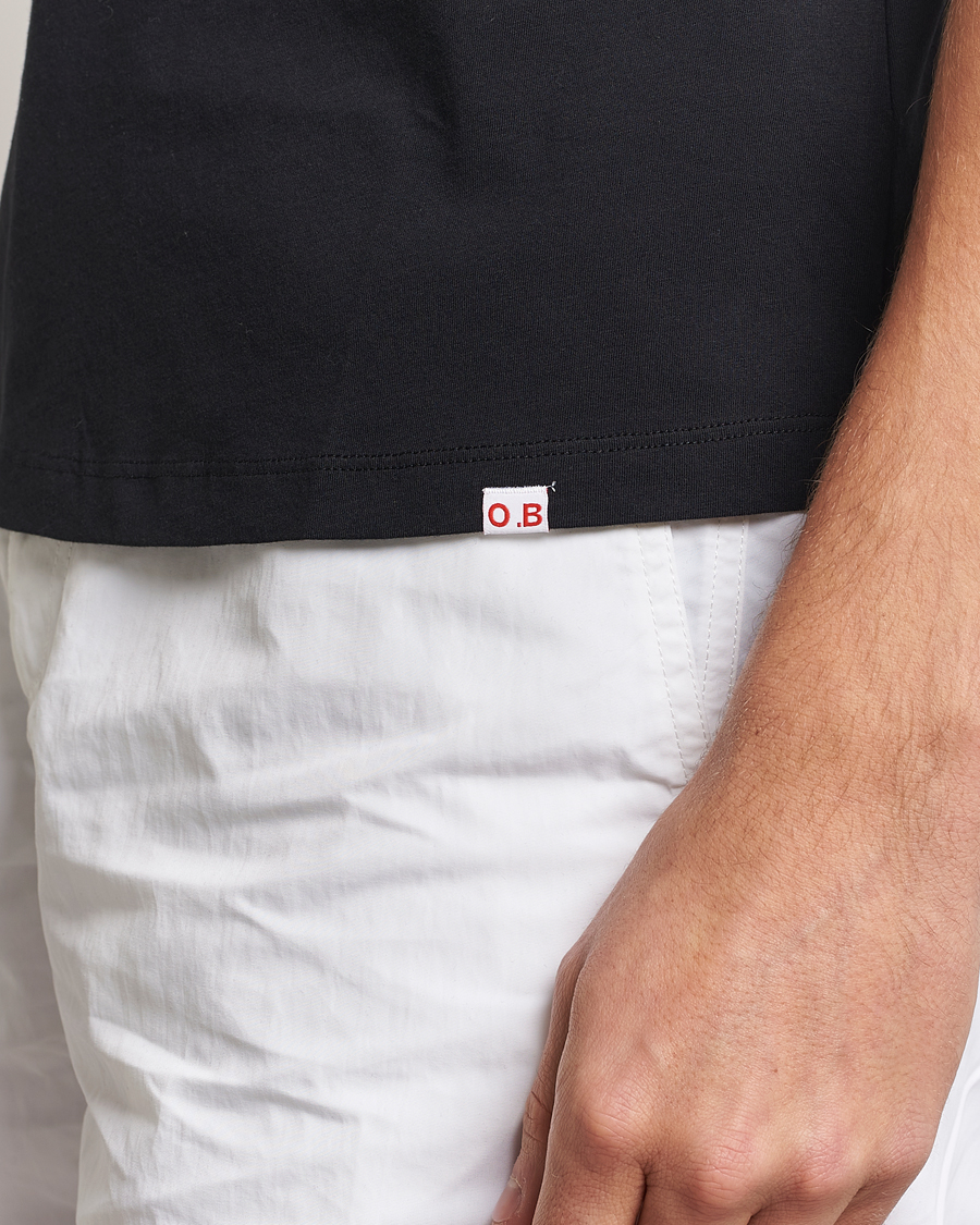 Herr | T-Shirts | Orlebar Brown | OB V-Neck Tee Black