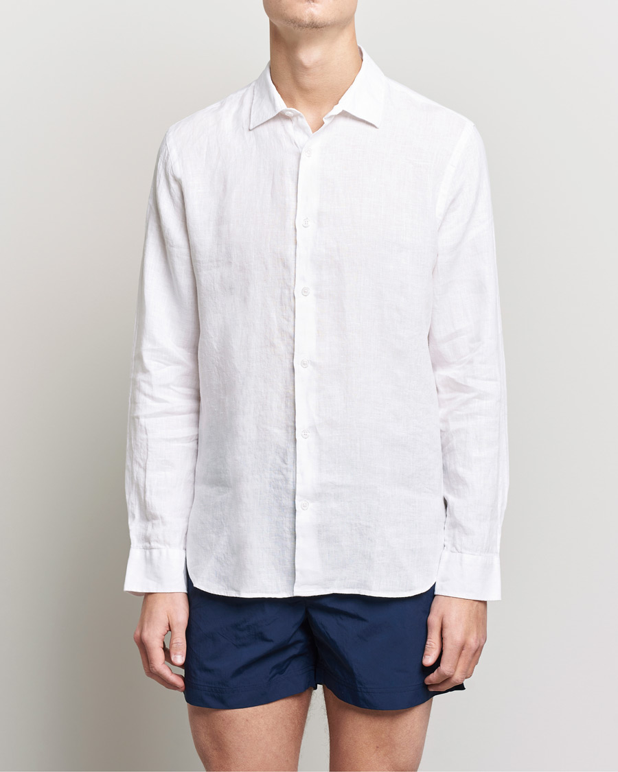 Herr |  | Orlebar Brown | Giles Linen CLS Shirt White