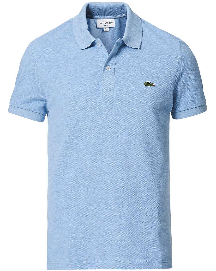 Herr | Pikéer | Lacoste | Slim Fit Polo Piké Cloudy Blue