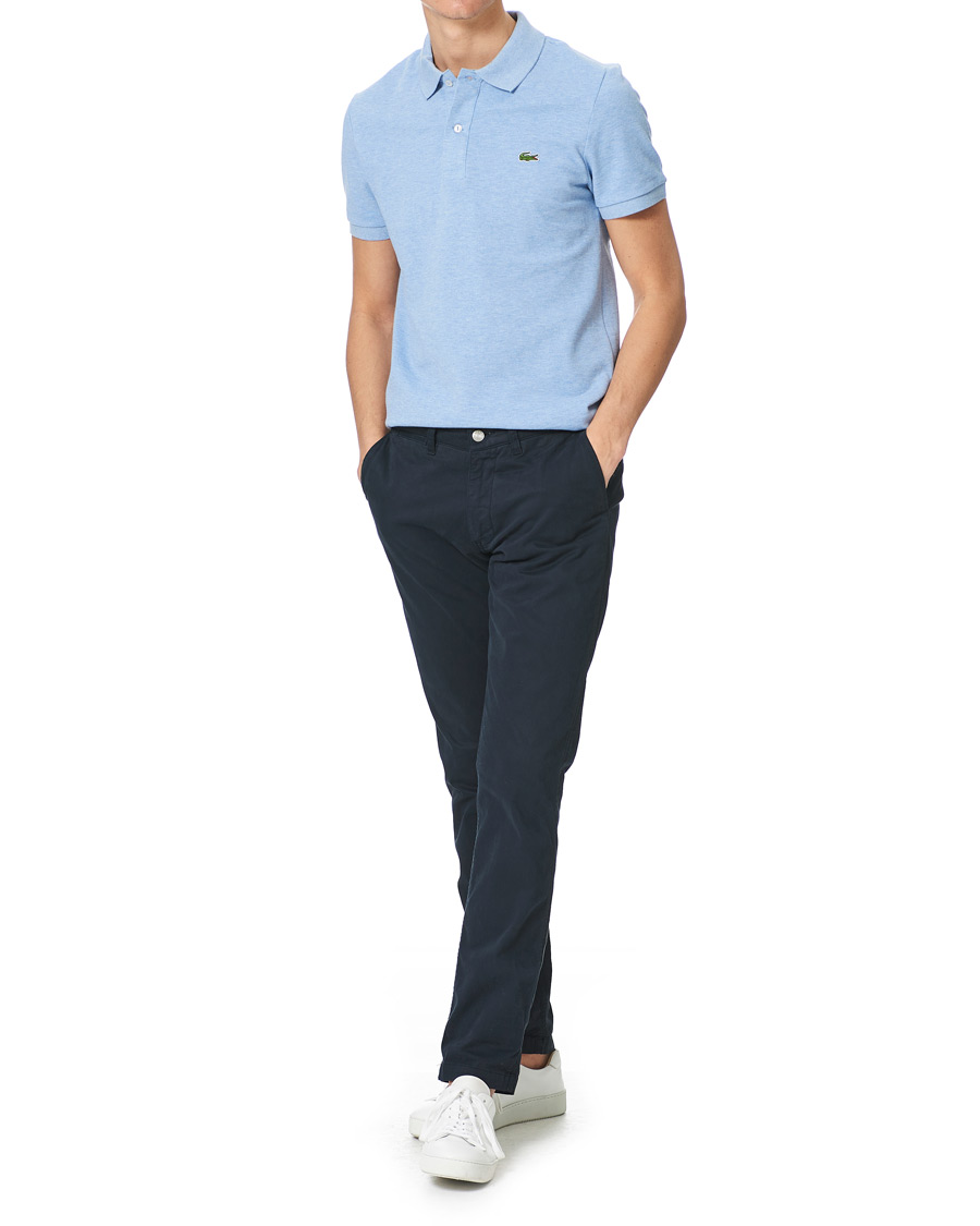 Herr | Pikéer | Lacoste | Slim Fit Polo Piké Cloudy Blue