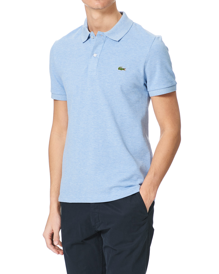 Herr | Pikéer | Lacoste | Slim Fit Polo Piké Cloudy Blue
