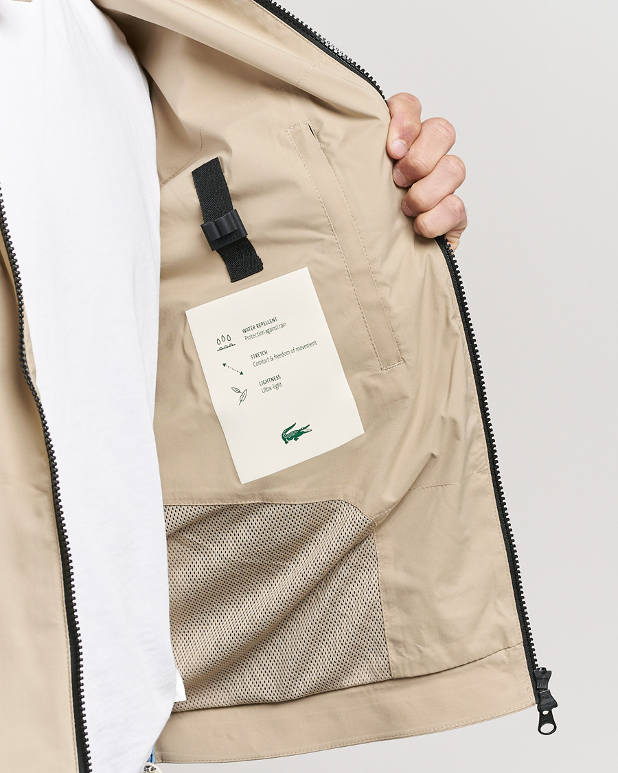Herr | Jackor | Lacoste | Zippered Water Resistant Jacket Liana