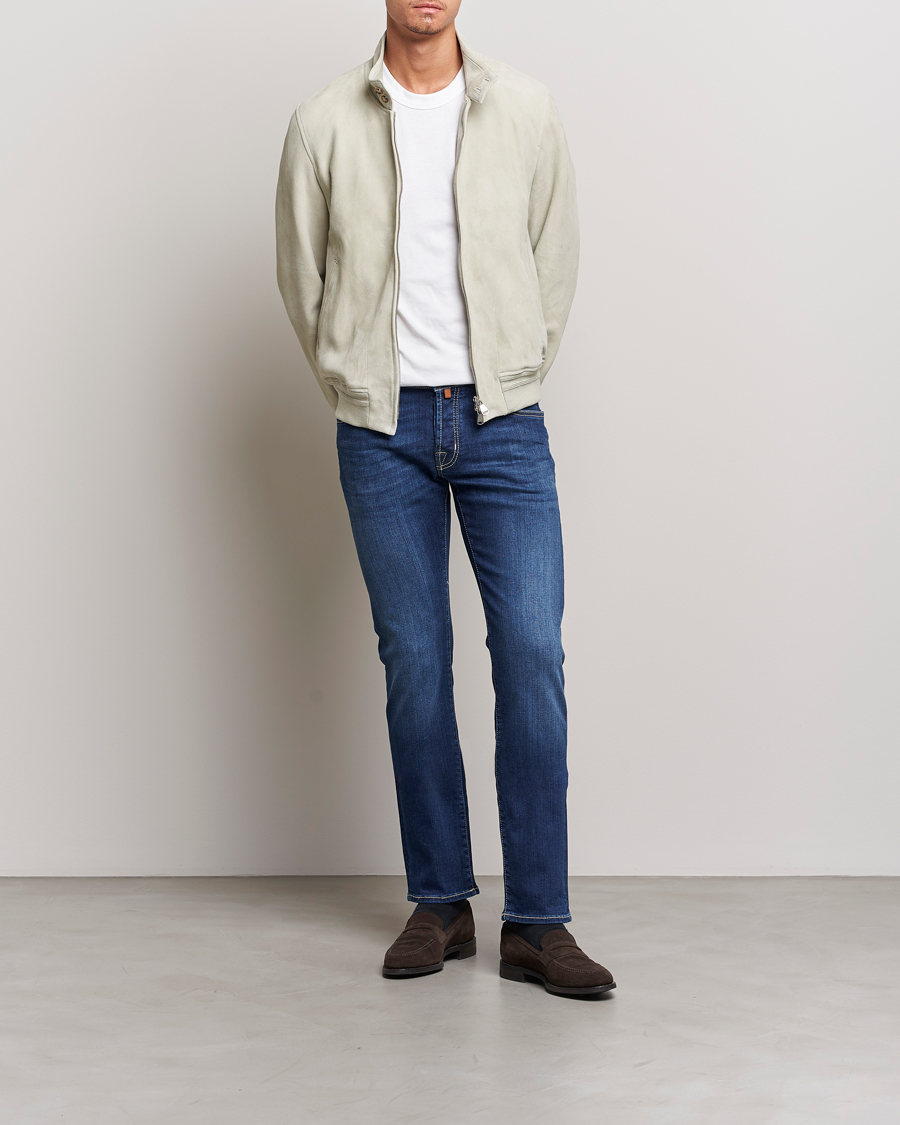 Herr | Jeans | Jacob Cohën | Nick 622 Slim Fit Stretch Jeans Medium Dark