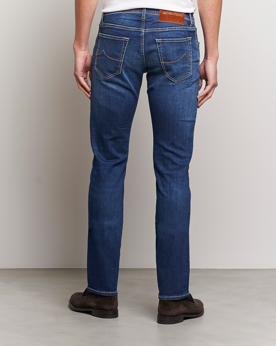 Herr | Jeans | Jacob Cohën | Nick 622 Slim Fit Stretch Jeans Medium Dark