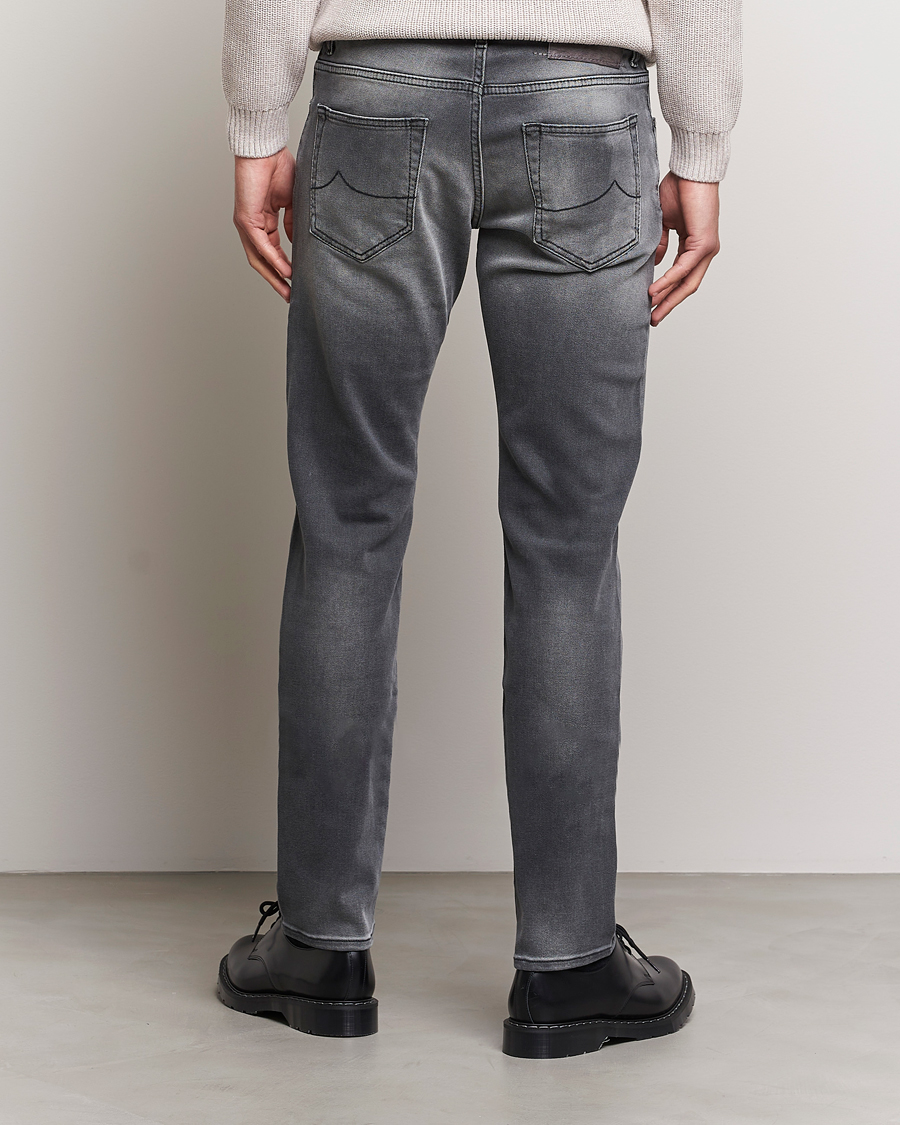 Herr | Jeans | Jacob Cohën | Nick 622 Slim Fit Stretch Jeans Black Medium Wash