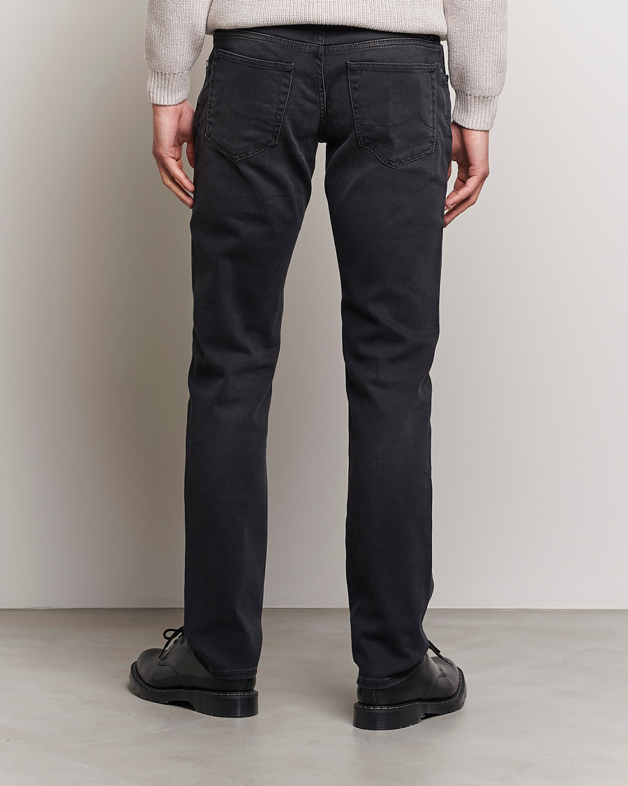 Herr | Jeans | Jacob Cohën | Nick 622 Slim Fit Stretch Jeans Black Dark Stone