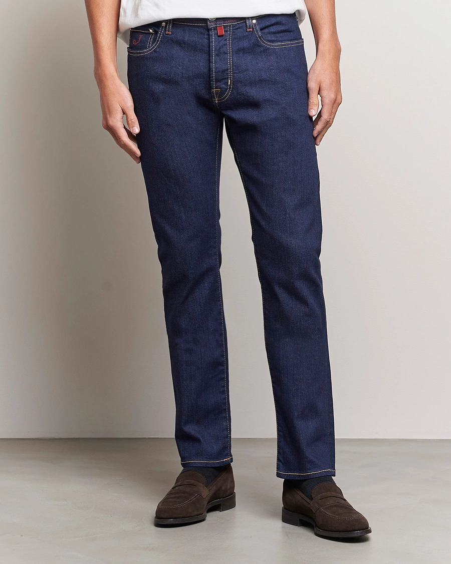 Herr | Jeans | Jacob Cohën | Bard 688 Slim Fit Stretch Jeans Rinse