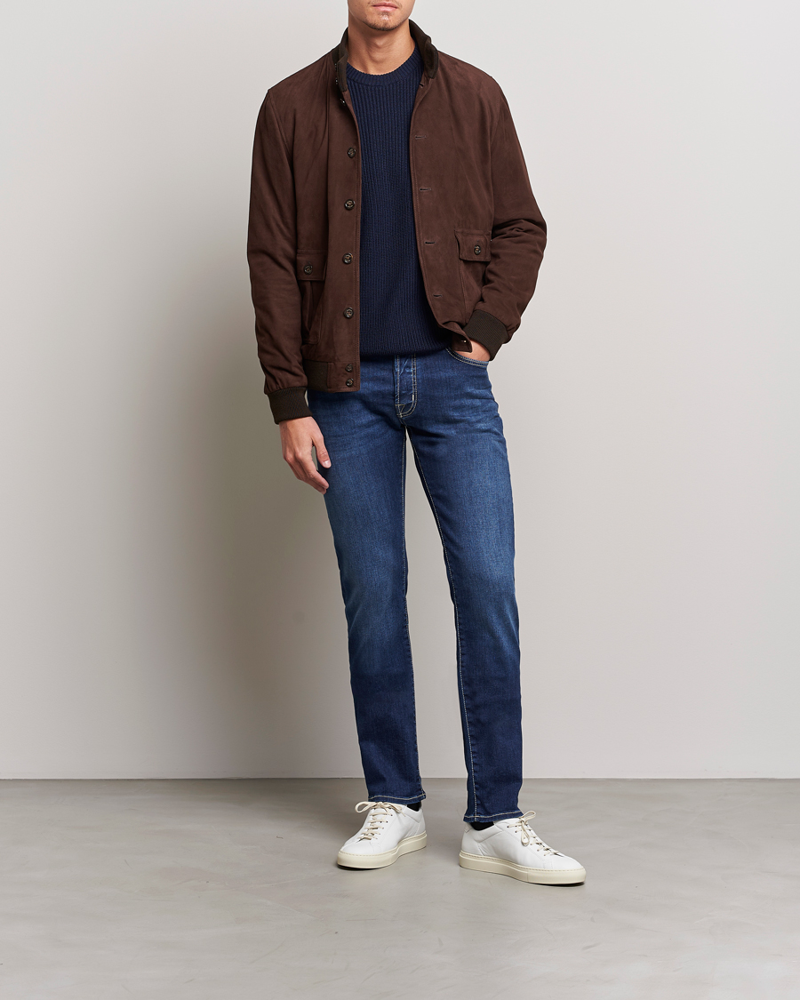 Herr | Jeans | Jacob Cohën | Bard 688 Slim Fit Stretch Jeans Medium Dark