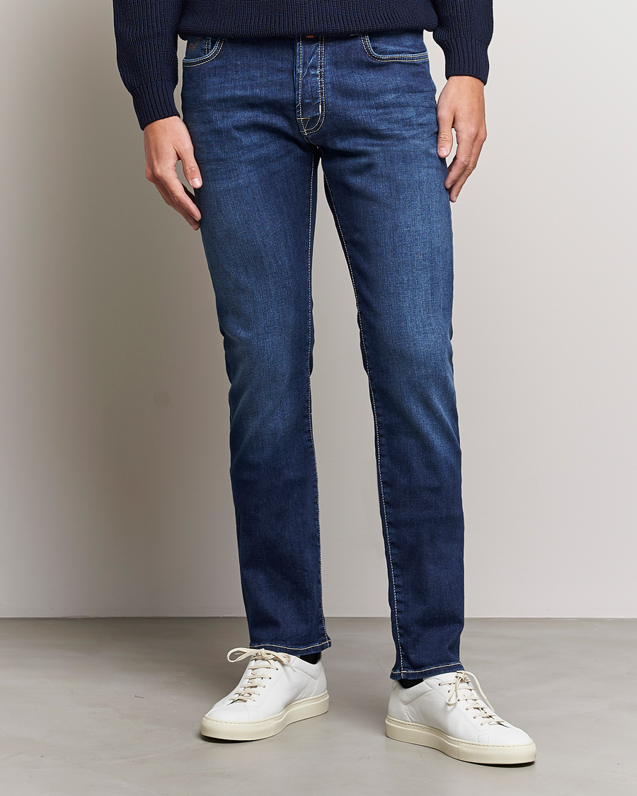 Herr | Jeans | Jacob Cohën | Bard 688 Slim Fit Stretch Jeans Medium Dark