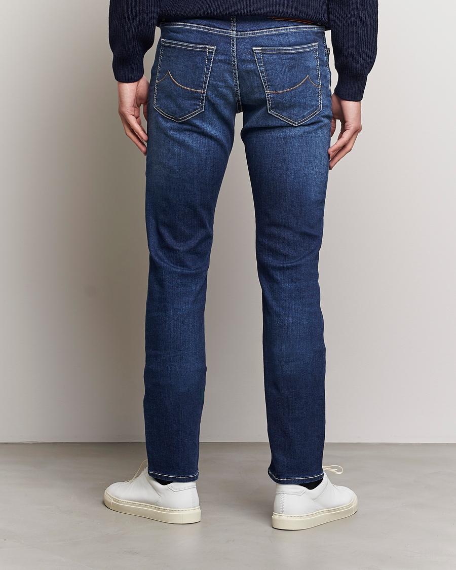 Herr | Jeans | Jacob Cohën | Bard 688 Slim Fit Stretch Jeans Medium Dark