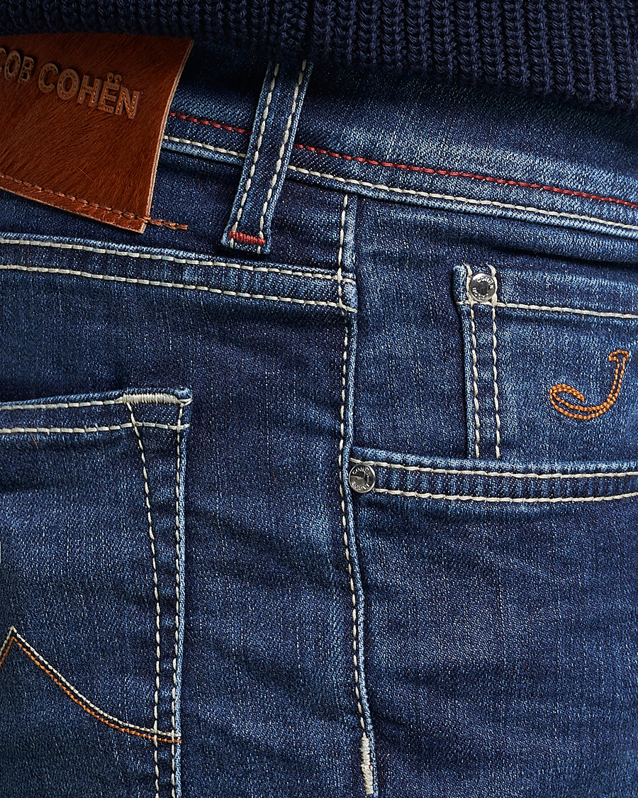 Herr | Jeans | Jacob Cohën | Bard 688 Slim Fit Stretch Jeans Medium Dark