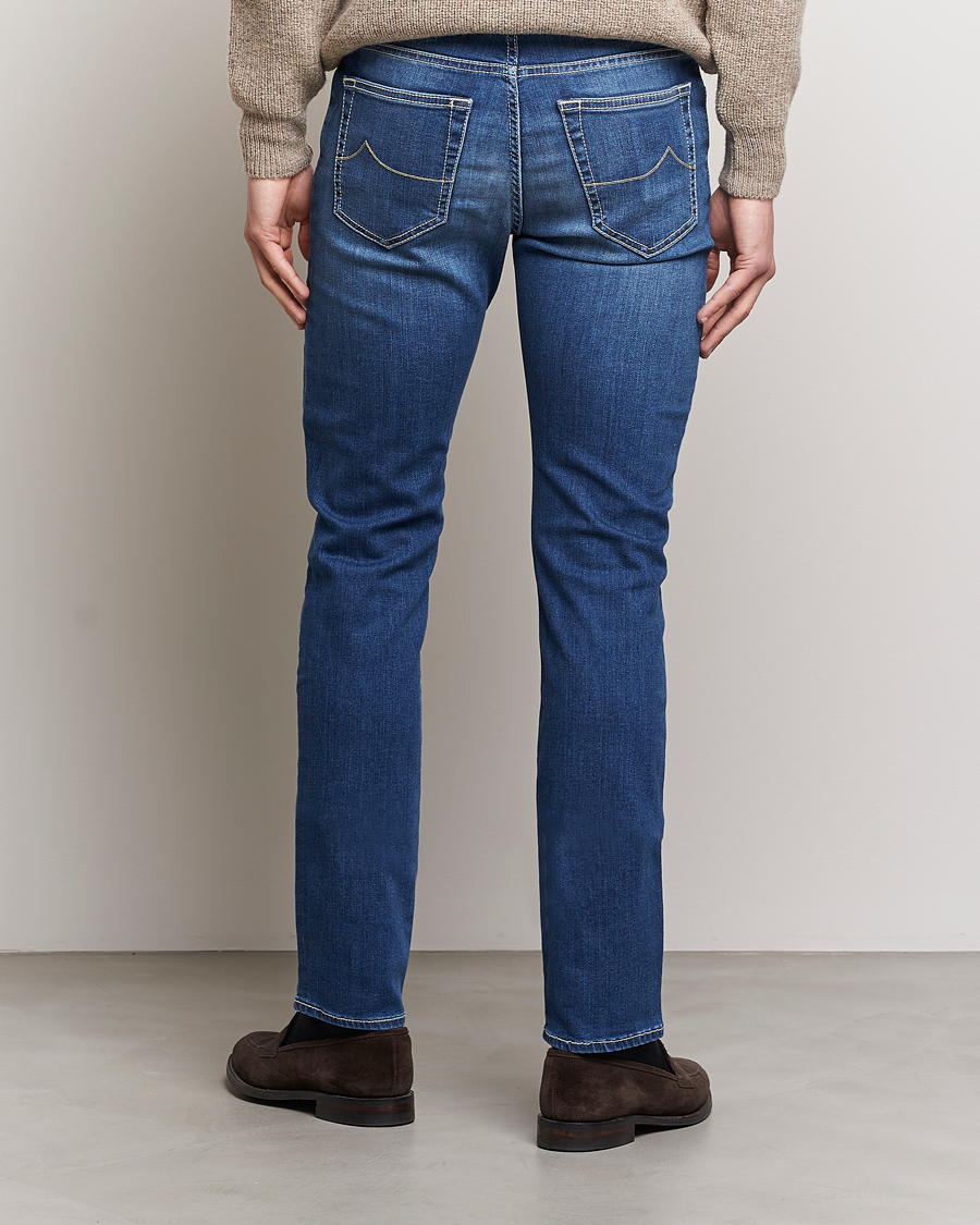 Herr | Jeans | Jacob Cohën | Bard 688 Slim Fit Stretch Jeans Stone Wash