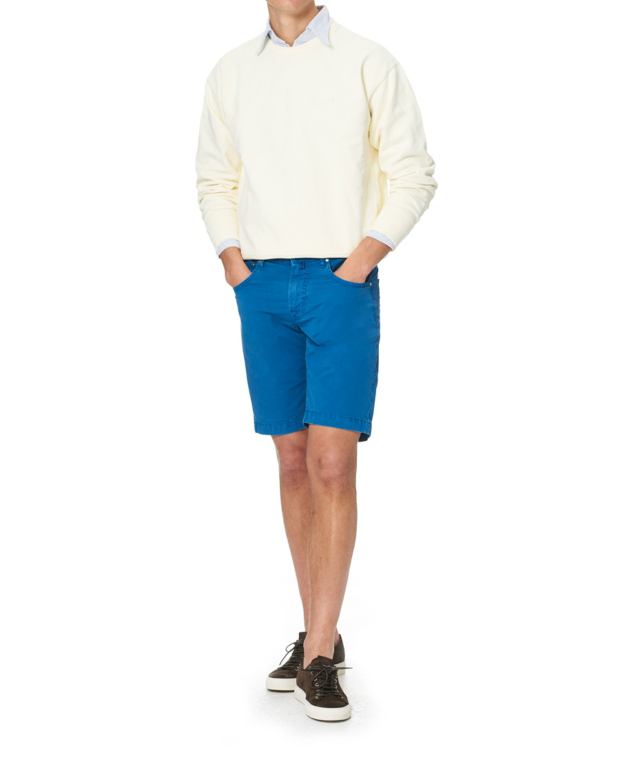 Herr | Shorts | Jacob Cohën | Nicolas Cotton Shorts Blue