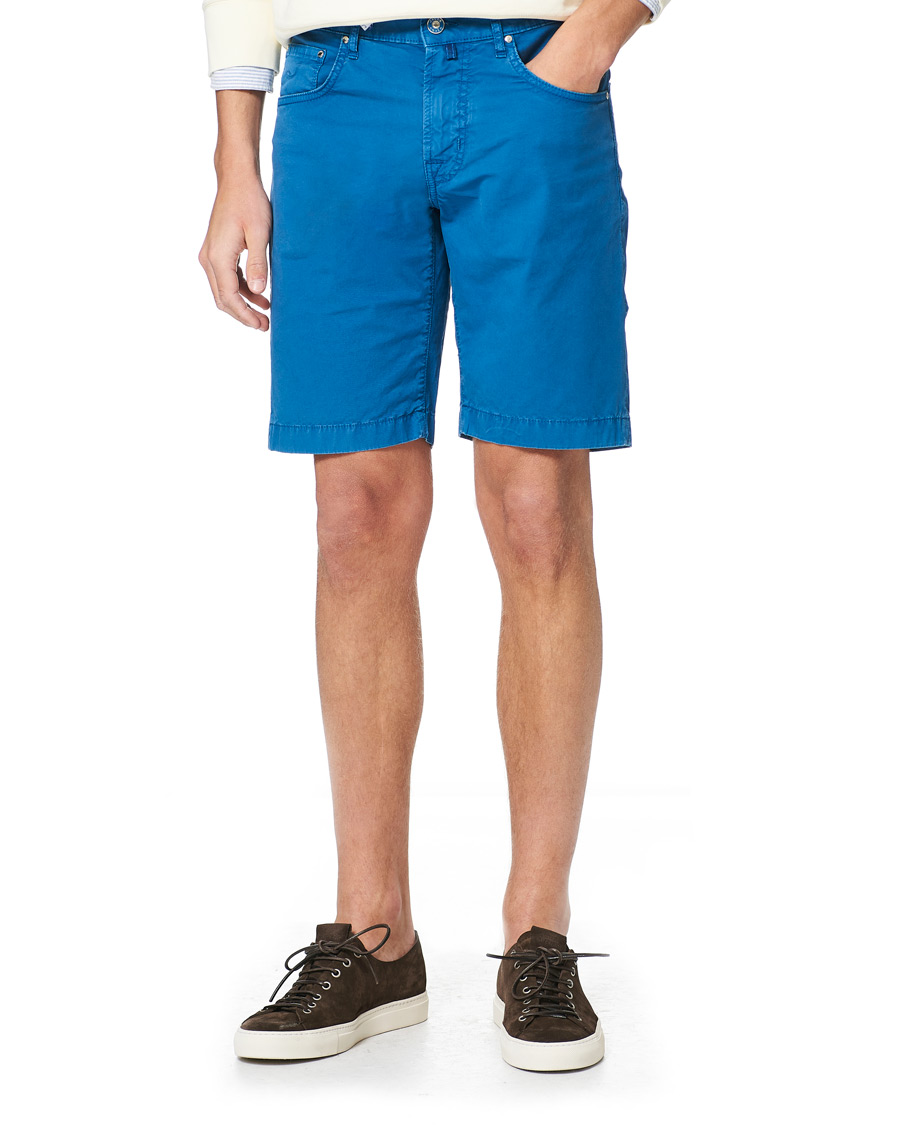 Herr | Shorts | Jacob Cohën | Nicolas Cotton Shorts Blue