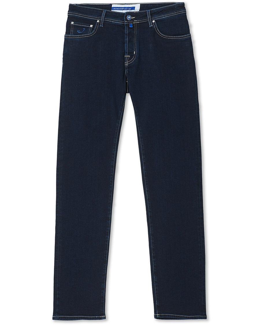 Herr | Jeans | Jacob Cohën | 622 Nick Slim Fit Super Stretch Jeans Dark Blue