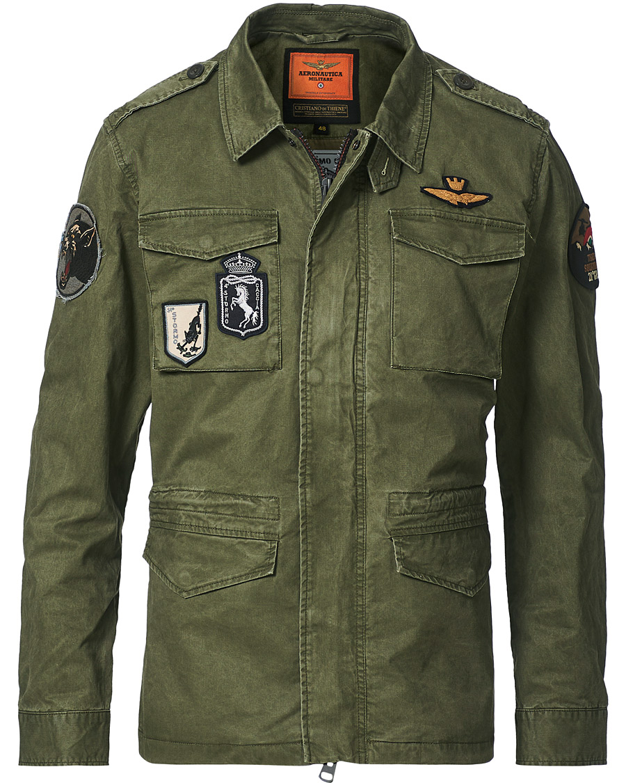 Herr | Jackor | Aeronautica Militare | 7PIL Field Jacket Verde Military