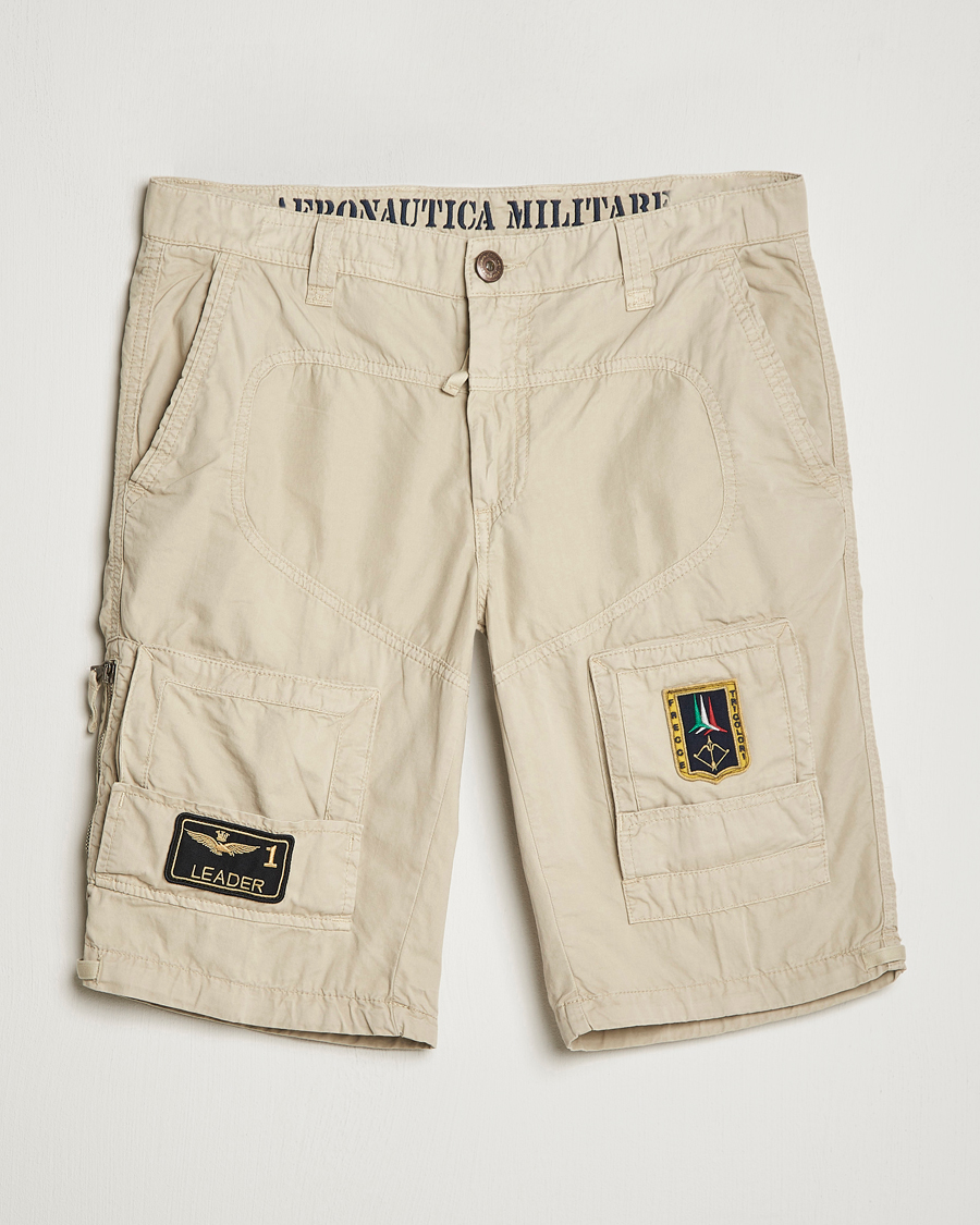 Herr | Shorts | Aeronautica Militare | 7AMH Heritage Bermuda Shorts Sand