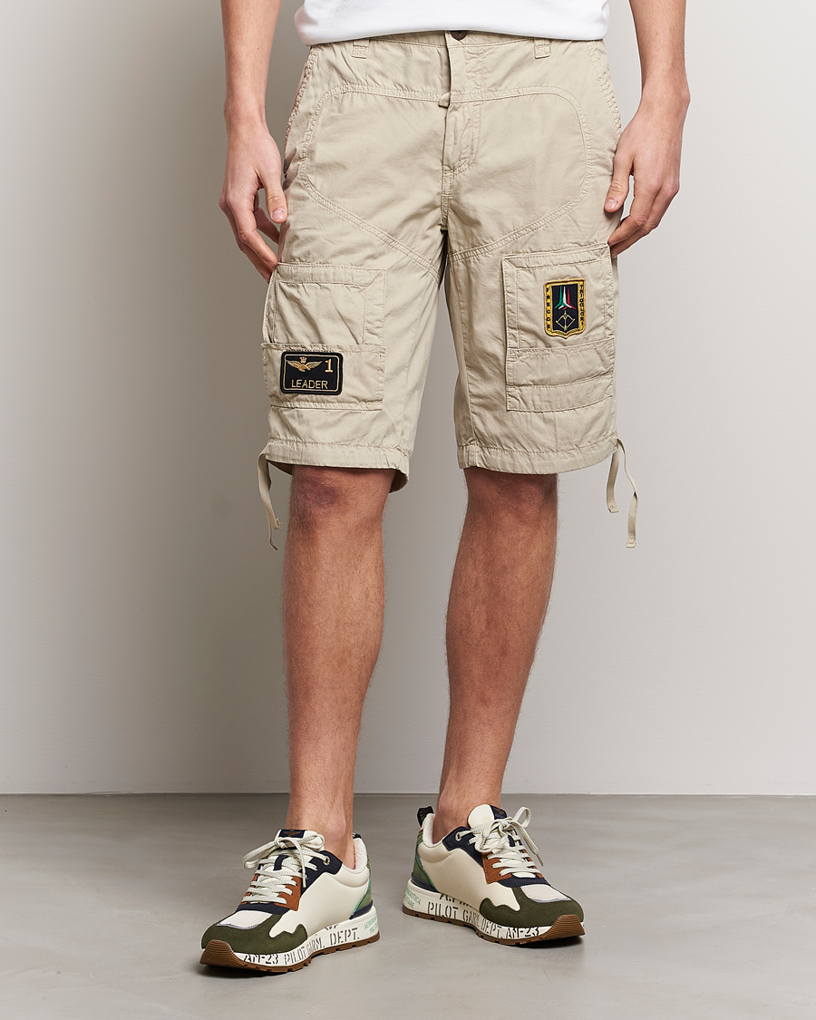 Herr | Shorts | Aeronautica Militare | 7AMH Heritage Bermuda Shorts Sand