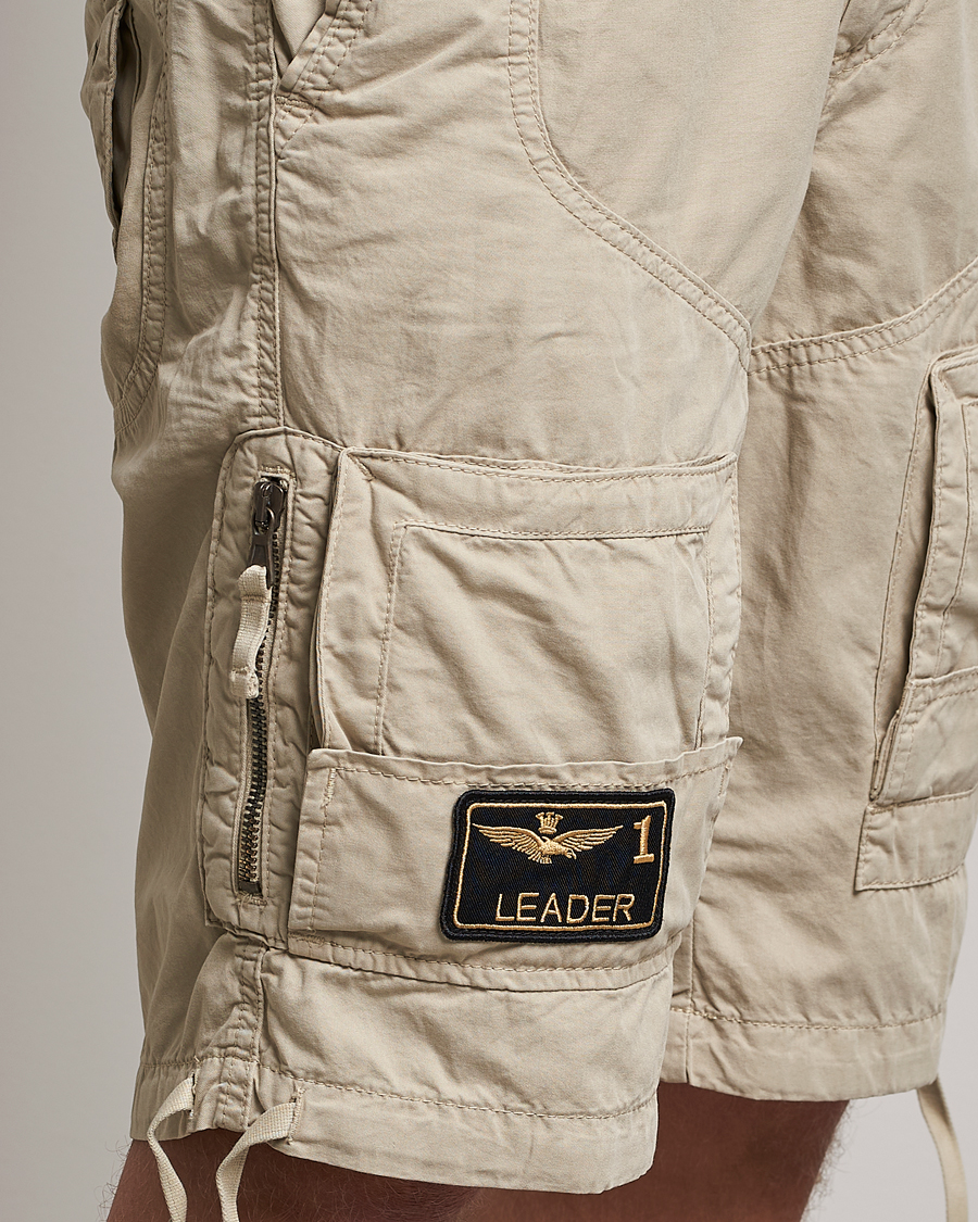 Herr | Shorts | Aeronautica Militare | 7AMH Heritage Bermuda Shorts Sand