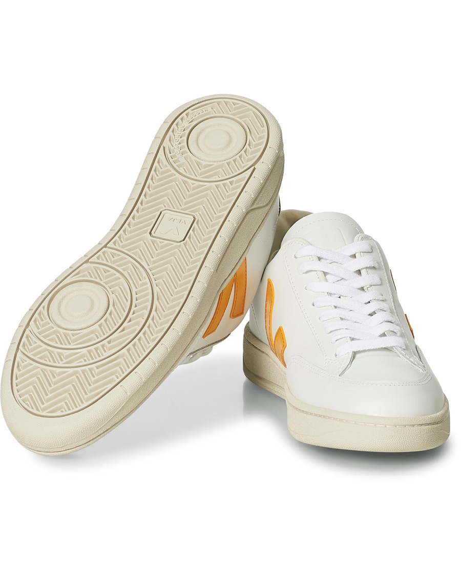 Herr | Veja V-12 Leather Sneaker Extra White/Ouro | Veja | V-12 Leather Sneaker Extra White/Ouro