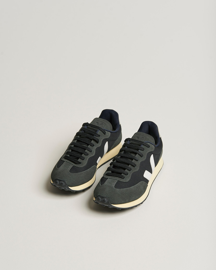 Herr | Running sneakers | Veja | Rio Branco Running Sneaker Black/White Oxford White