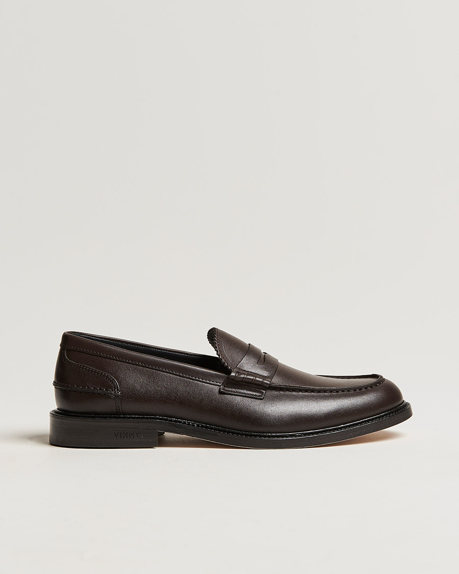 Herr | VINNY's Townee Penny Loafer Dark Brown | VINNY's | Townee Penny Loafer Dark Brown