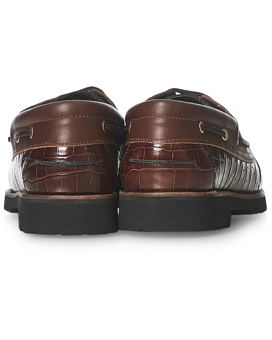 Herr | VINNY's Aztec Boat Shoe Brown Croc | VINNY's | Aztec Boat Shoe Brown Croc