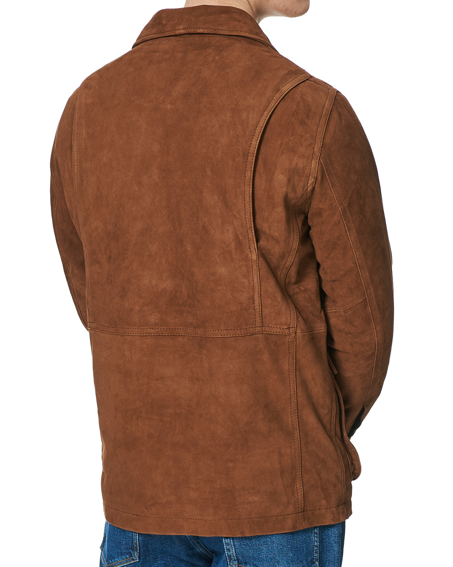Herr | Jackor | Oscar Jacobson | Wester Sude Field Jacket Brown