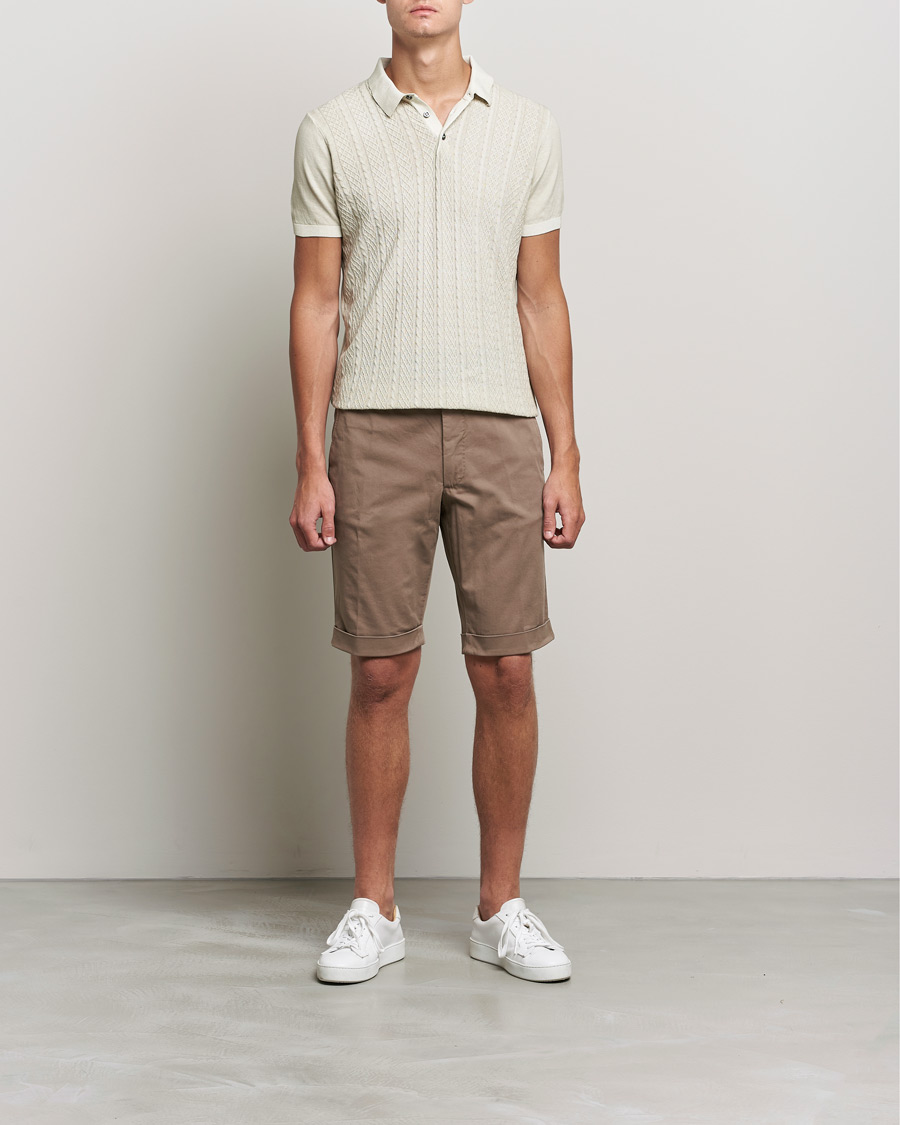 Herr | Shorts | Oscar Jacobson | Declan Cotton Shorts Beige