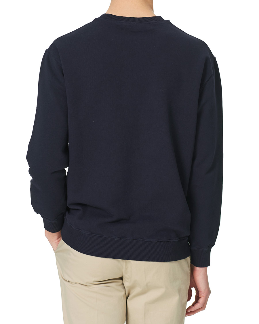 Herr | Tröjor | Oscar Jacobson | Large Shield Cotton Sweatshirt Blue