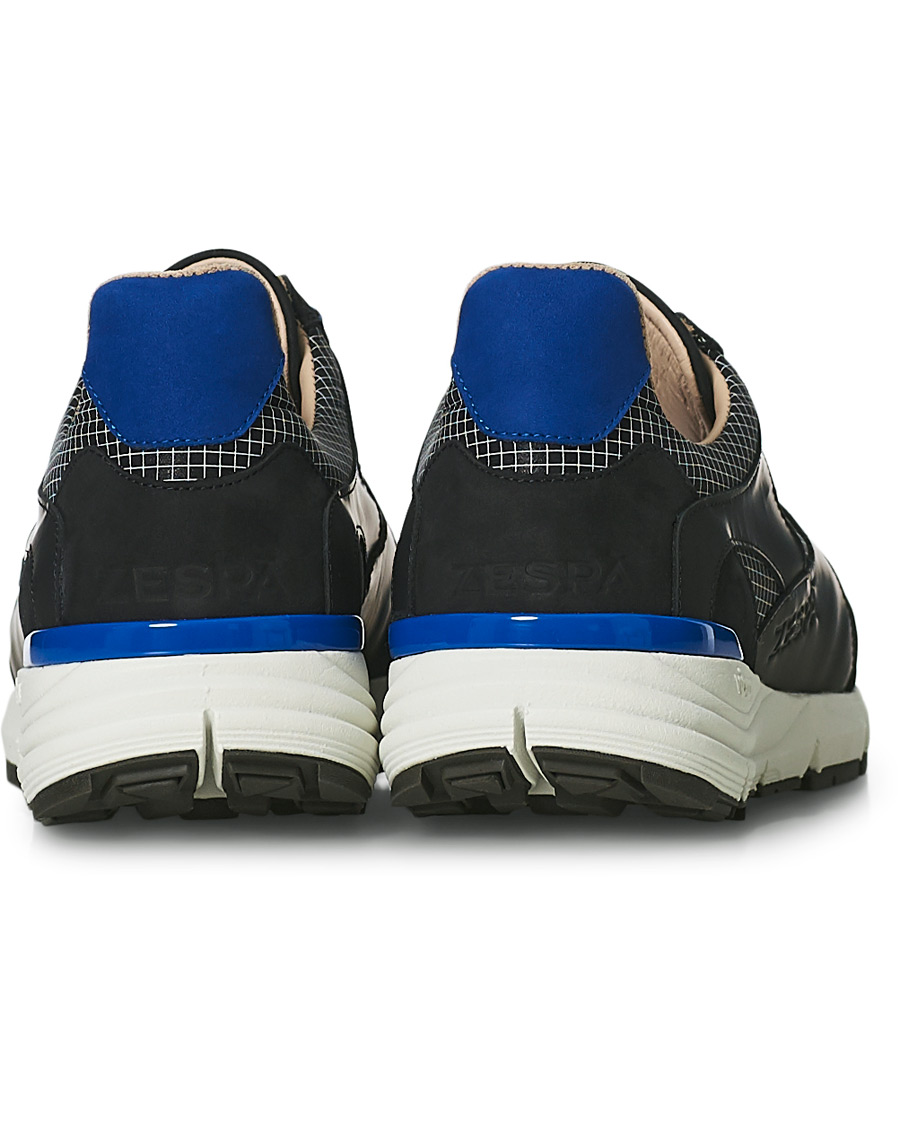Herr | Zespà ZSP Trail Textile Ripstop Sneaker Black/Outremer | Zespà | ZSP Trail Textile Ripstop Sneaker Black/Outremer