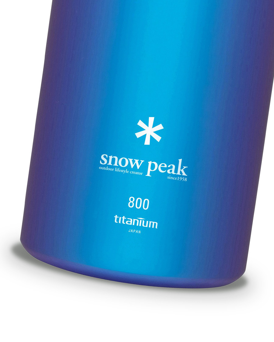Herr | | Snow Peak | Titanium Aurora Bottle 800 Blue