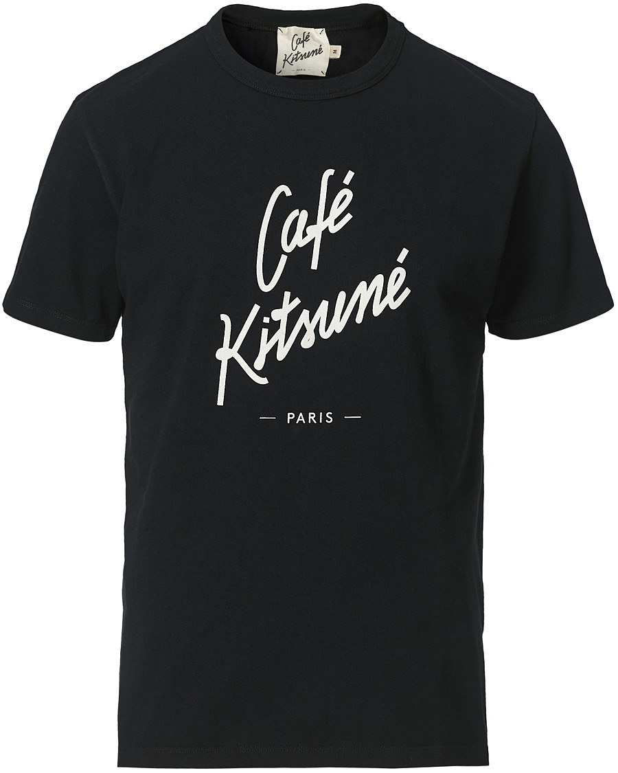 Herr | T-Shirts | Café Kitsuné | Crew T-Shirt Black