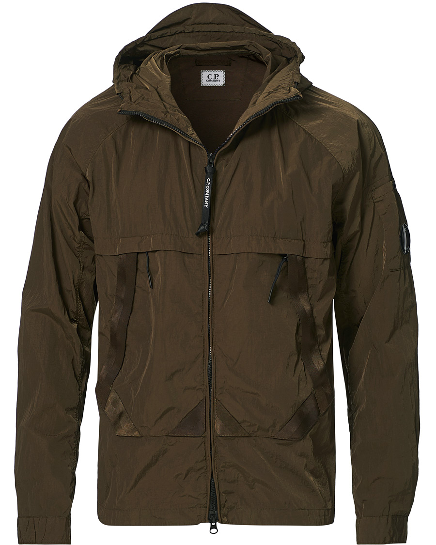 Herr | Jackor | C.P. Company | Chrome R Hooded Lens Jacket Olive