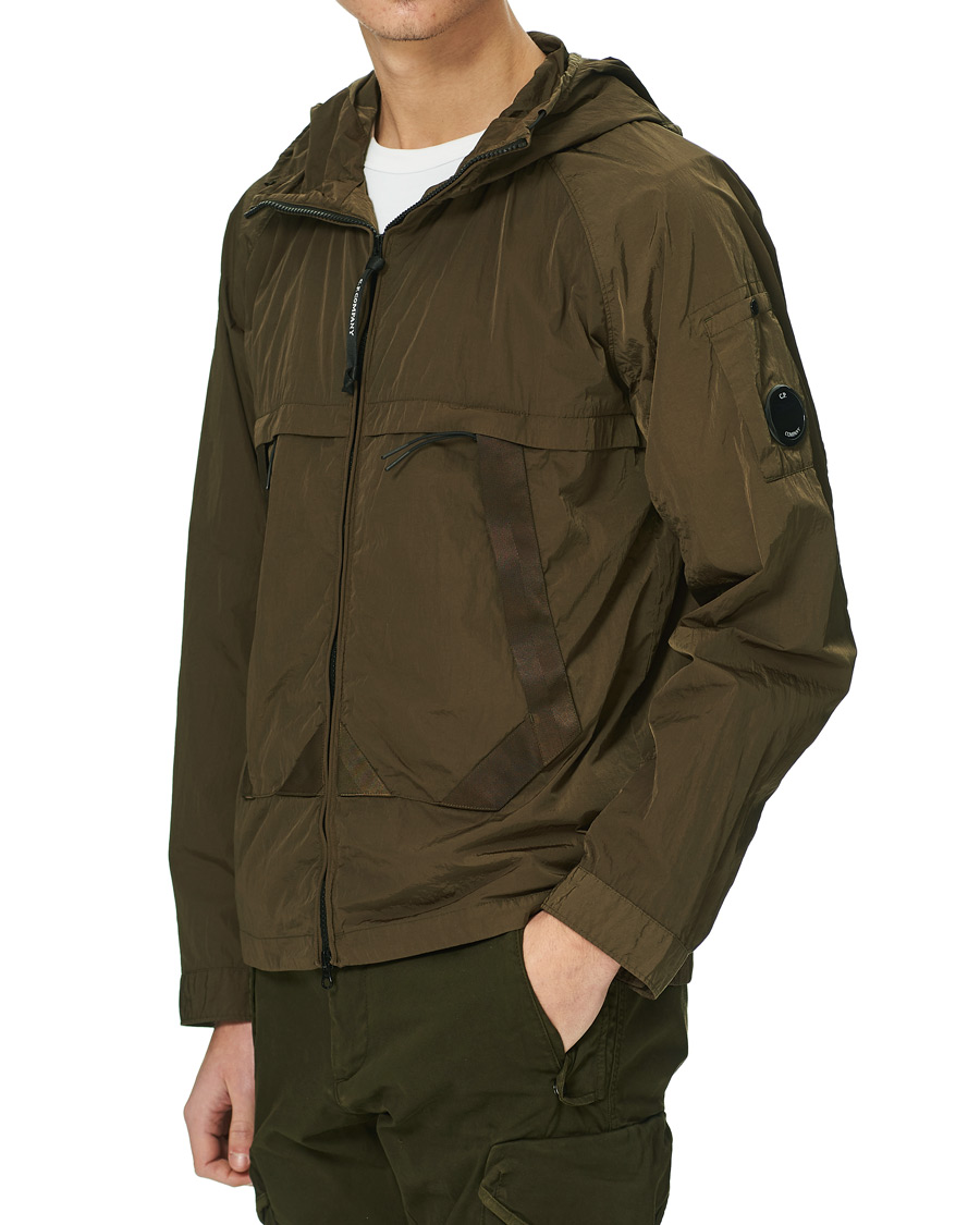 Herr | Jackor | C.P. Company | Chrome R Hooded Lens Jacket Olive
