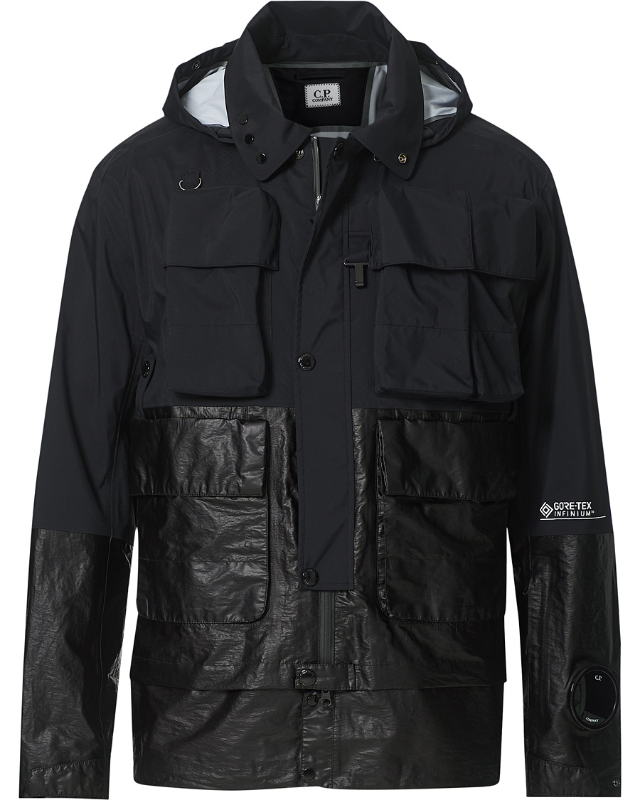Herr | Jackor | C.P. Company | GORE-TEX Infinum Waterproof Hooded Jacket Black