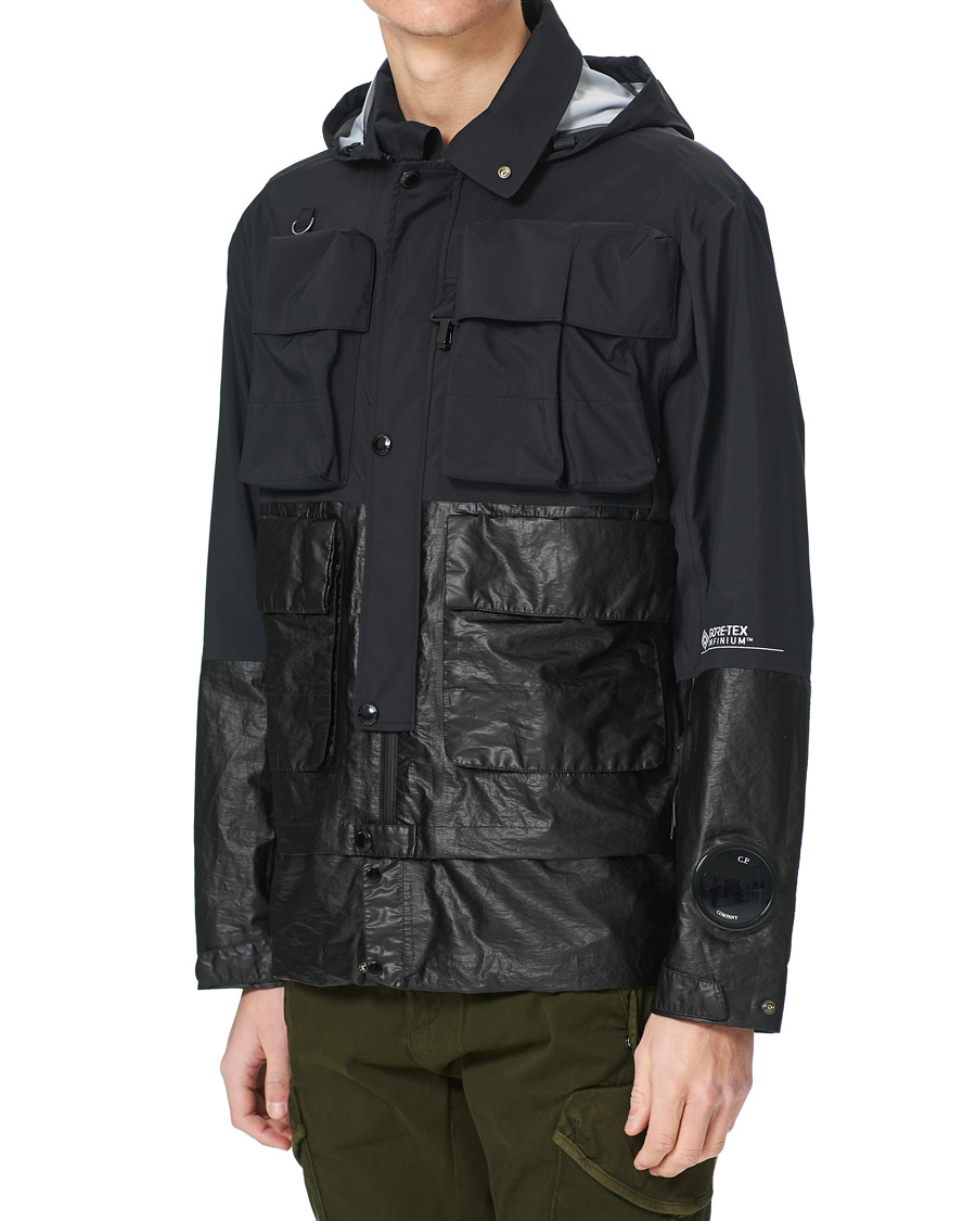 Herr | Jackor | C.P. Company | GORE-TEX Infinum Waterproof Hooded Jacket Black